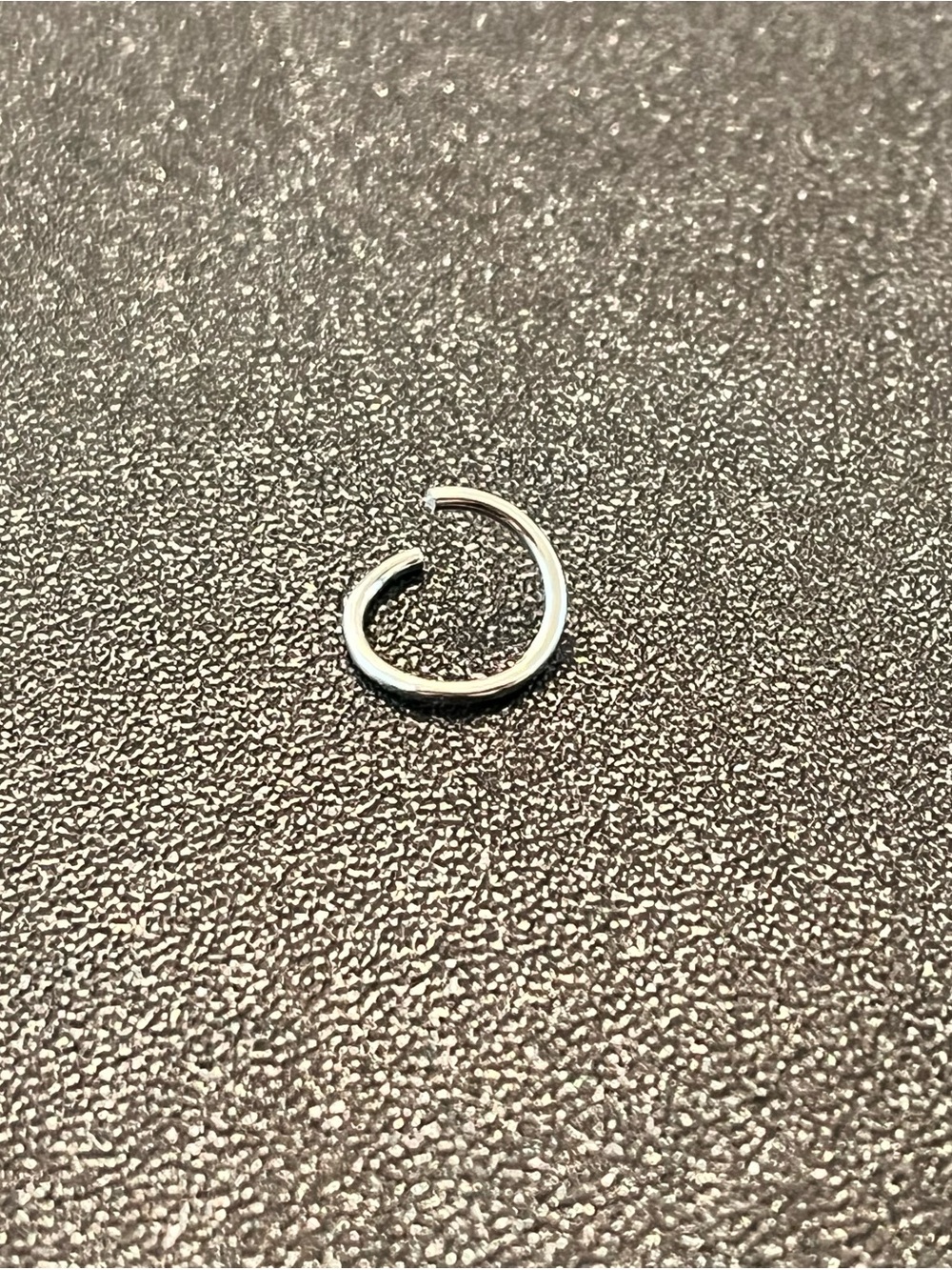 Silver Hoop Cartilage Earring - Silver